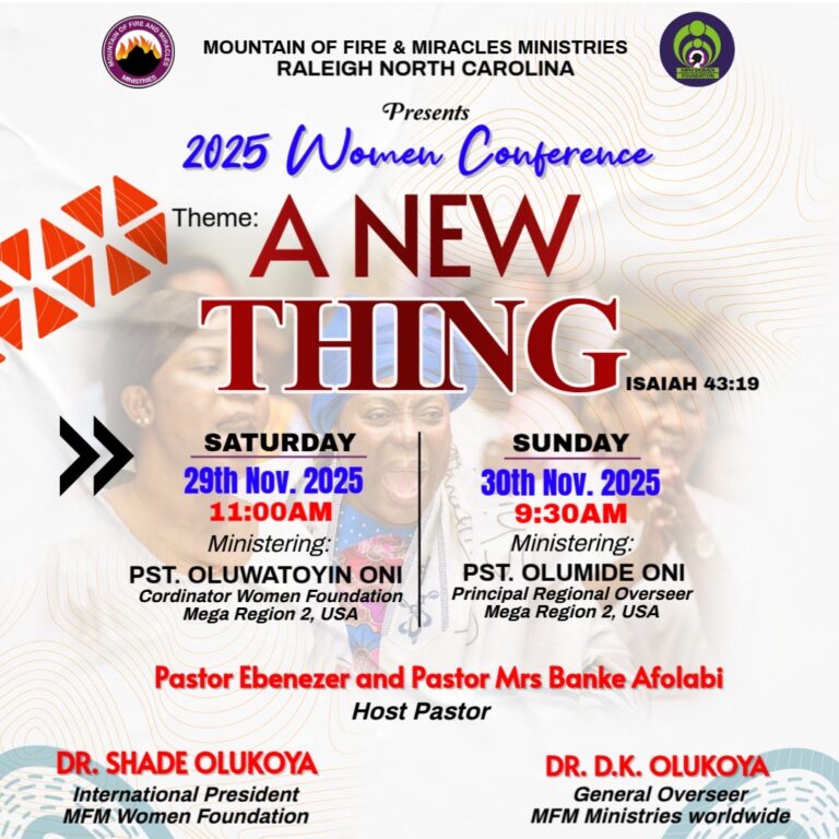 2025 Women Conference – A New Thing